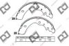 DJ PARTS BS1323 Brake Shoe Set
